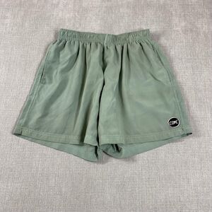 Cove USA Shorts Mens 34 Green Elastic Waist Stretch 4" Inseam Performance Gym